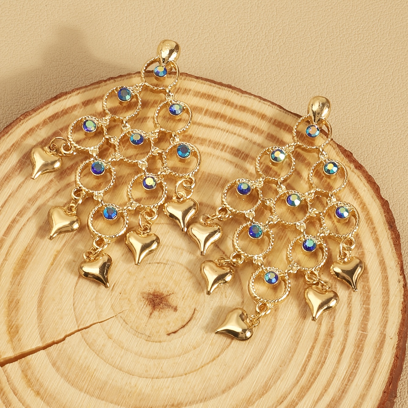 Women's Exaggerated Diamond-Shaped High-End Fashion Earrings